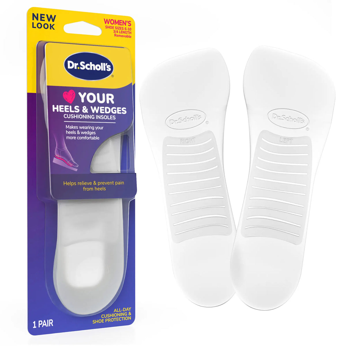 Love Your HEELS & WEDGES 3/4 Length Insoles
